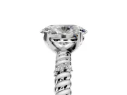 Rope Engagement Ring Setting for Oval Center with Accent Shoulders and Prong Head in Sterling Silver