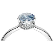 Hidden Halo Engagement Ring Setting for Fancy Blue Marquise Center with Wide Flat Plain Band and Prong Head in Platinum
