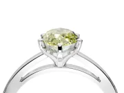 Solitaire Engagement Ring Setting for Fancy Yellow Marquise Center with Basket Rail and Prong Head in Platinum