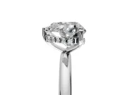 Hidden Halo Engagement Ring Setting for Heart-Shaped Center with Thin Round-Wire Band and Prong Head in Sterling Silver