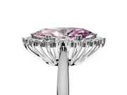 Starburst Halo Engagement Ring Setting for Fancy Pink Marquise Center with Thin Round-Wire Band and Prong Head in Platinum