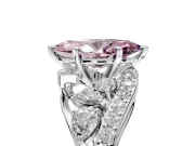 Halo Engagement Ring Setting for Fancy Pink Marquise Center with Marquise and Pave Bypass Band and Prong Head in Platinum