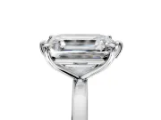 Marquise and Emerald Cut Lab-Grown Diamond Toi et Moi Engagement Ring with Prong-Set Stones in Sterling Silver