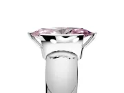 Tension Engagement Ring Setting for Fancy Pink Marquise Center with Wide Flat Band and Tension Head in Platinum