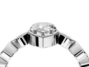Vintage Station Engagement Ring Setting for Pear-Shaped Center with Accents and Prong Head in White Gold