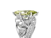 Halo Engagement Ring Setting for Fancy Yellow Marquise Center with Marquise and Pave Bypass Band and Prong Head in Sterling Silver
