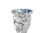 Halo Engagement Ring Setting for Fancy Blue Marquise Center with Marquise and Pave Bypass Band and Prong Head in Platinum